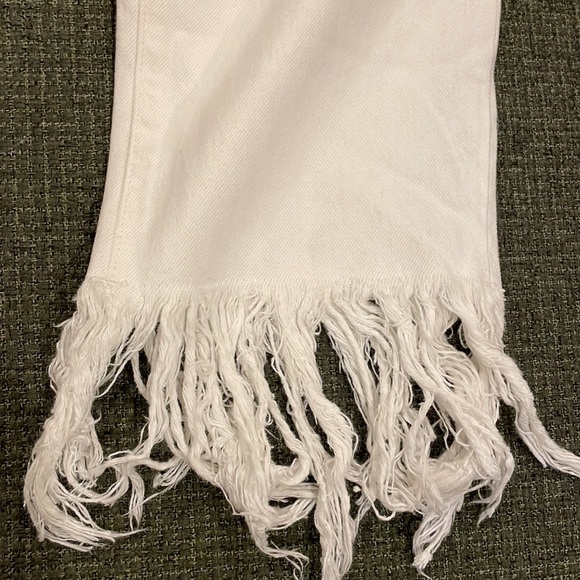 Pilcro and the Letterpress white denim jeans (sz 27) - Picture 7 of 13